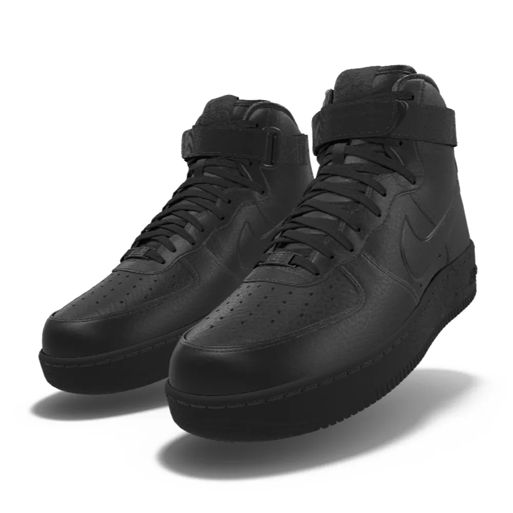 Asics Distance Running Shoes $250 NIB NEW Mens Nike Air Force 1 Triple Black Leather Custom High Top Shoes