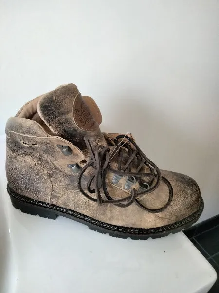 4460 Leather  Hiking boot / boots for Lederhosen Best Hiking Shoes High Arches