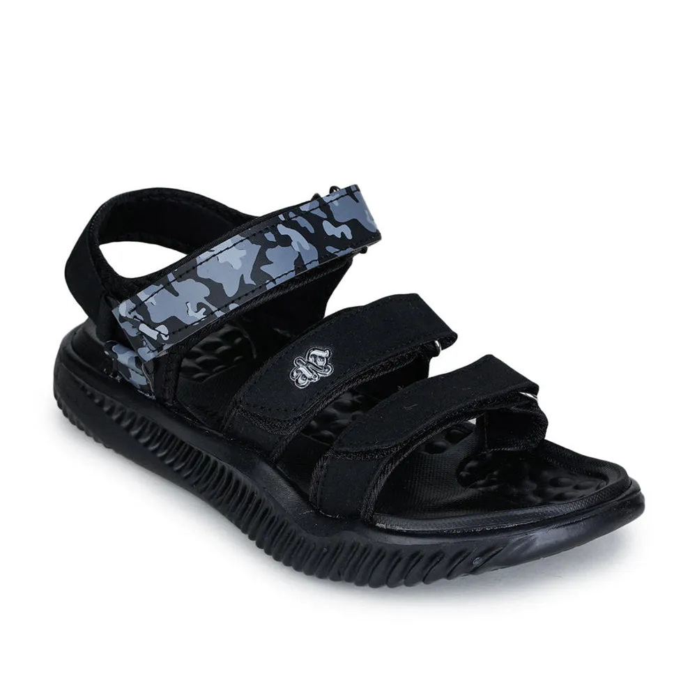 Kurt Geiger London Sandals A-HA Casual Black Sandals For Men STAMINA-9 By Liberty