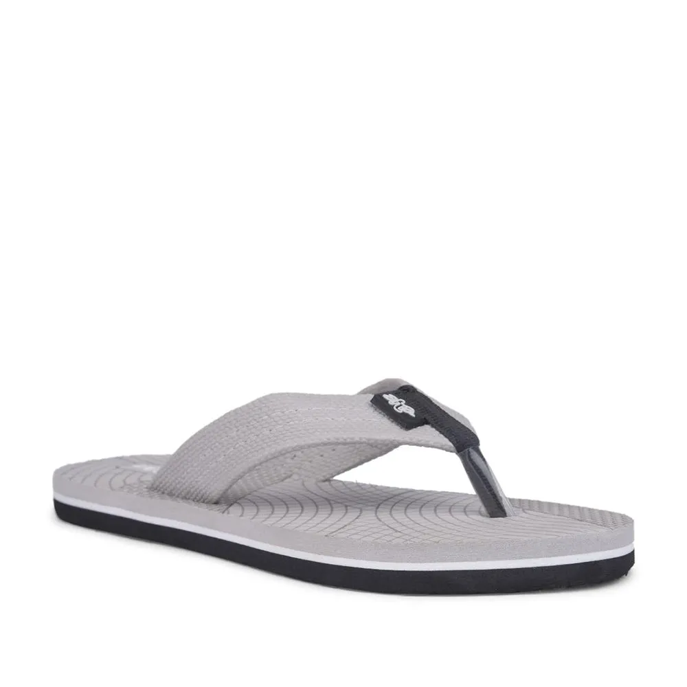 Job Opportunities A-HA Casual Grey Flip Flop For Men ORTHO-20 By Liberty