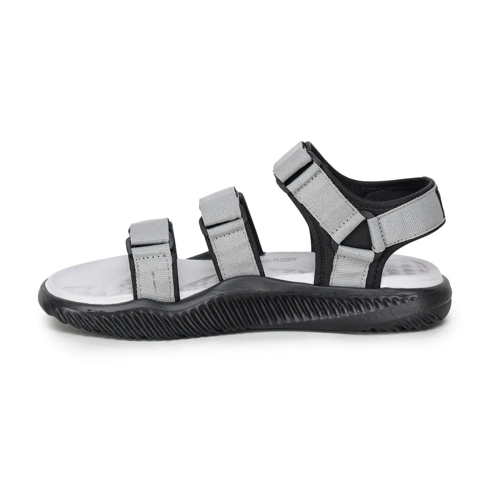 A-HA Casual Grey Sandals For Men STAMINA-4 By Liberty Rainbow Sandals Distributors