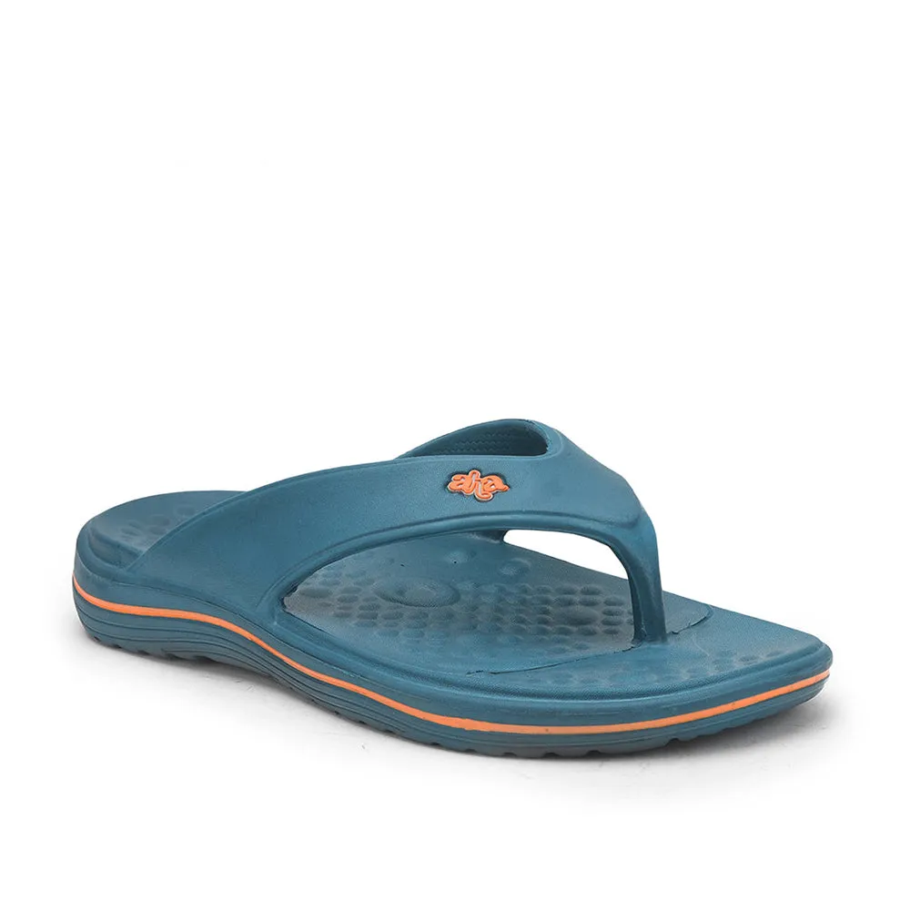 Crocs Comfort Sandals A-HA Casual Teal Blue Flip Flop For Men BEACHTIME By Liberty