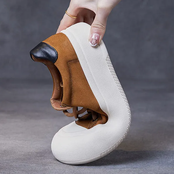 Women Platform Lace-Up Casual Shoes Mule Casual Shoes