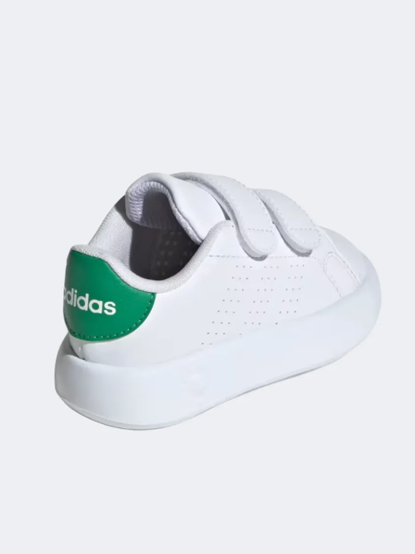 Adidas Tennis Shoes Ubersonic Adidas Advantage Infant-Unisex Sportswear Shoes White/Green