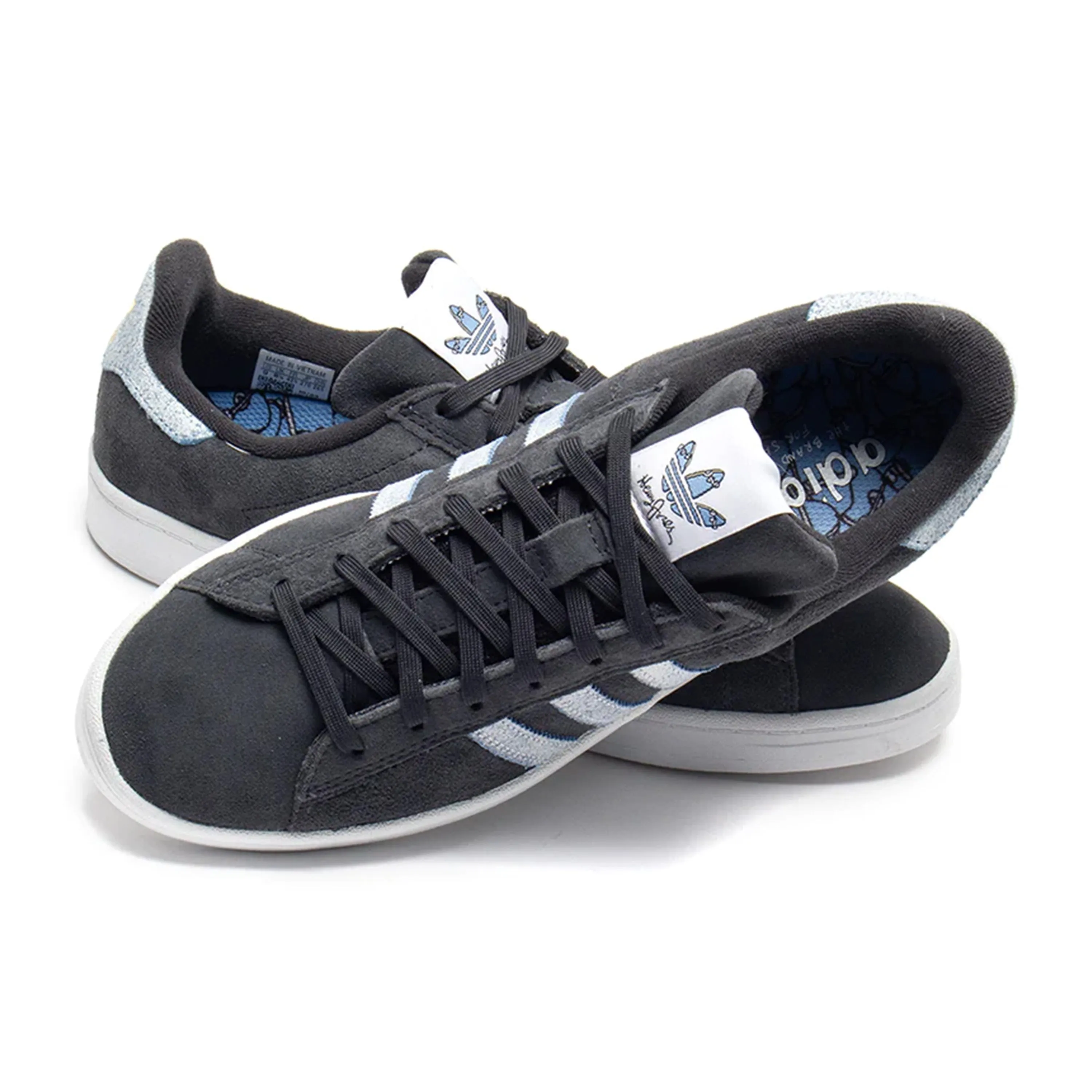 Adidas Sneaker Shoes ADIDAS CAMPUS ADV X HENRY JONES CARBON / WHITE / LIGHT BLUE