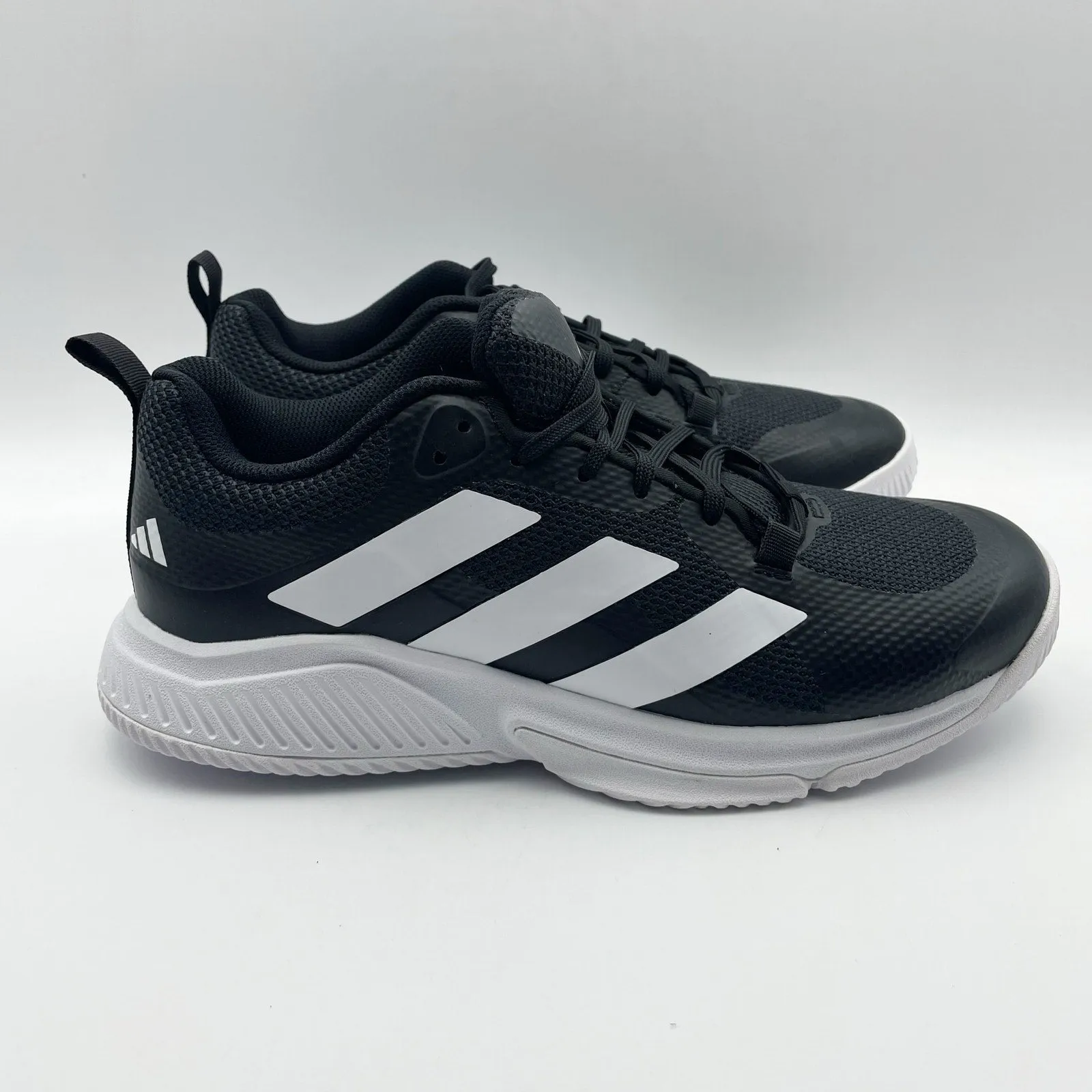 Adidas Mens Court Team Bounce 2.0 Volleyball Sneakers US 7.5 Black Athletic NIB All Adidas Shoes