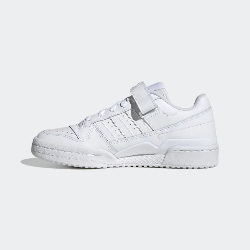 Adidas Forum Low Women's Shoes, Cloud White / Cloud White / Cloud White Adidas Shoes Stripes