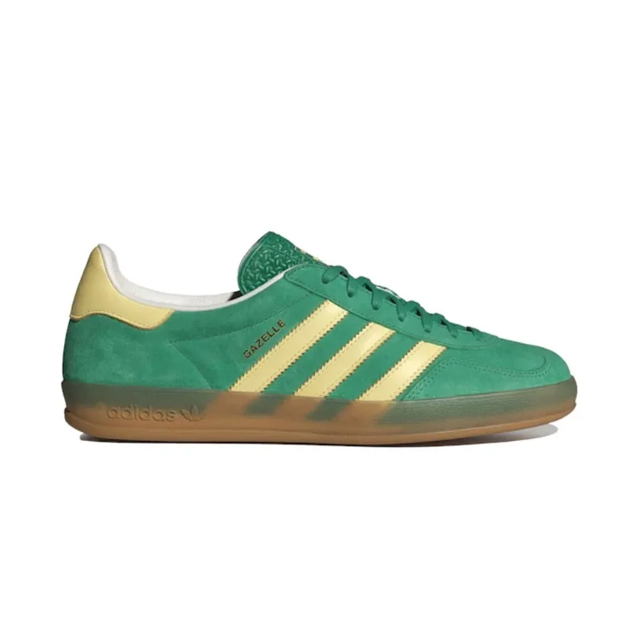 Adidas Pro 4 Running Shoes Adidas Gazelle Indoor "Semi Court Green" Gumsole (IH7500)