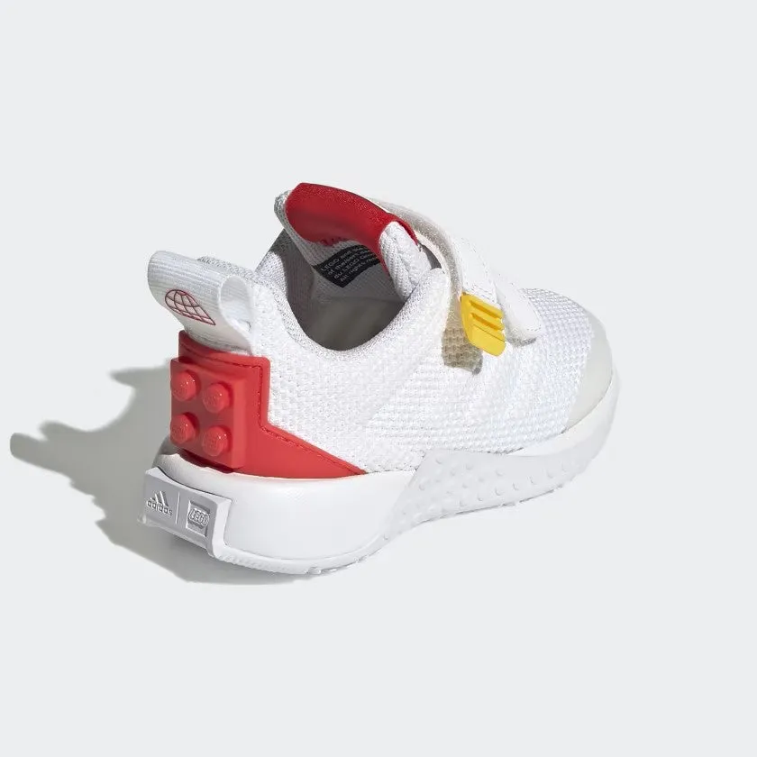 Adidas Infant Sportswear X Lego Sport Pro Shoes, Cloud White/Red Boxer Adidas Shoes