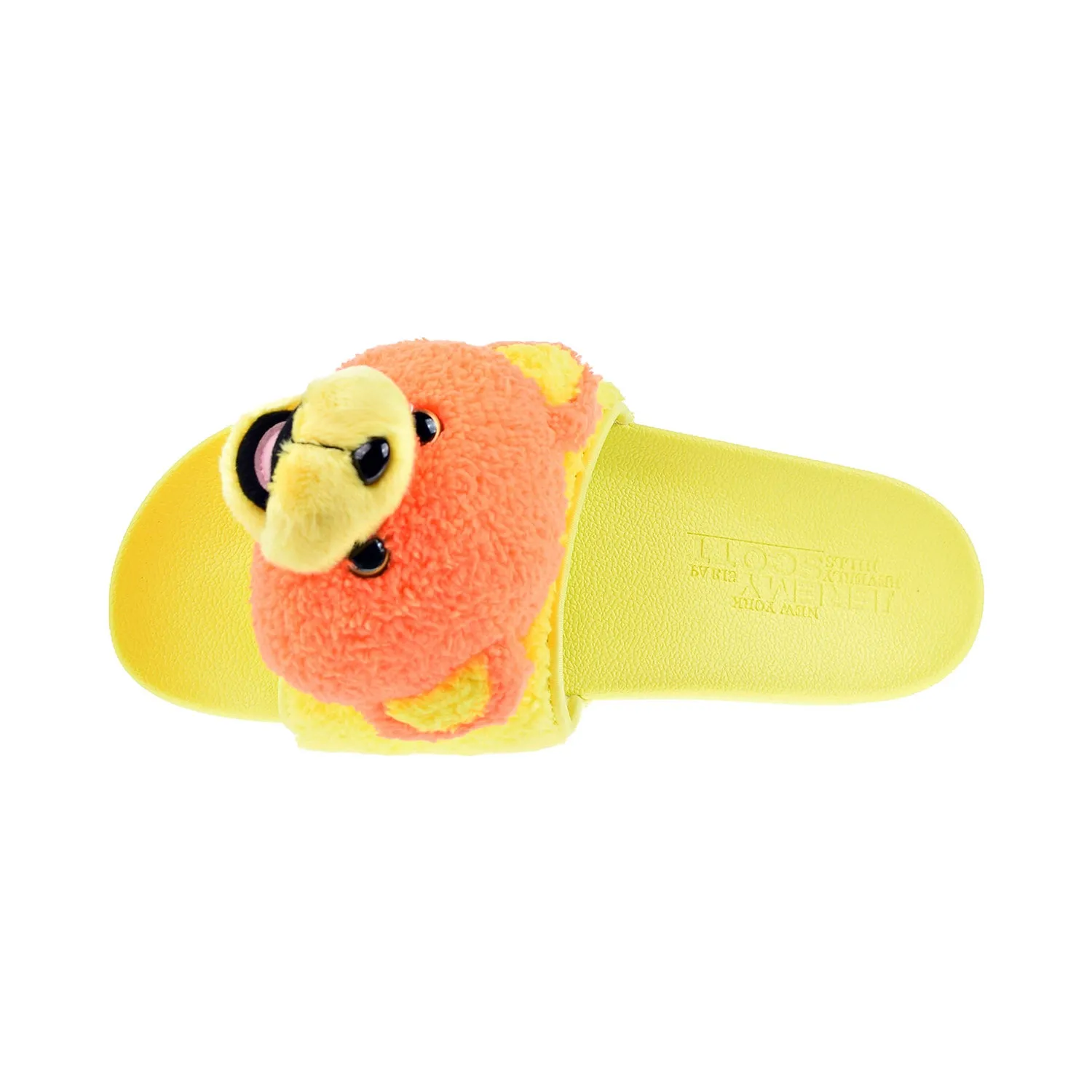 Adidas Jeremy Scott Adilette Teddy Men's Slides Yellow Free Patterns For Knit Slippers