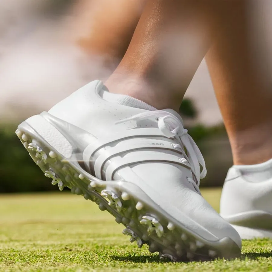 Adidas Ladies Tour360 24 Golf Shoes - White Adidas Lacrosse Shoes
