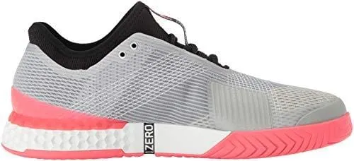 Teyana Taylor Adidas Shoes adidas Men's Adizero Ubersonic 3 Tennis Shoe, Matte Silver/Black/Flash red, 11 M US