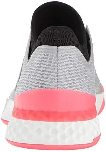 adidas Men's Adizero Ubersonic 3 Tennis Shoe, Matte Silver/Black/Flash red, 11 M US Adidas White Shoes