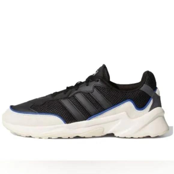 Adidas Lego Shoes Adidas Neo 20-20 Fx Black Blue White FU6704 Mens Sneakers Running Shoes Size 9.5