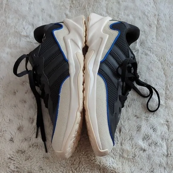 Adidas Shoes With Plastic Adidas Neo 20-20 Fx Black Blue White FU6704 Mens Sneakers Running Shoes Size 9.5
