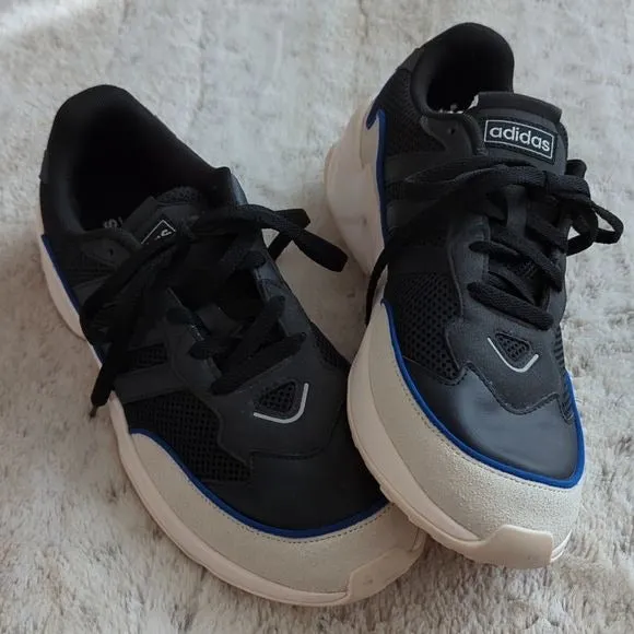 Adidas Jane Shoes Adidas Neo 20-20 Fx Black Blue White FU6704 Mens Sneakers Running Shoes Size 9.5