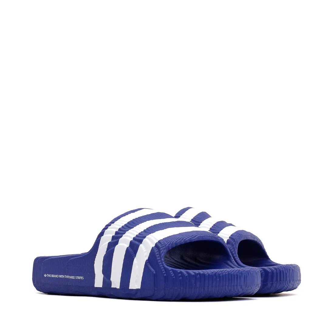 Adidas Casual Leather Shoes Adidas Originals Men Adilette 22 Royal Blue IF3667