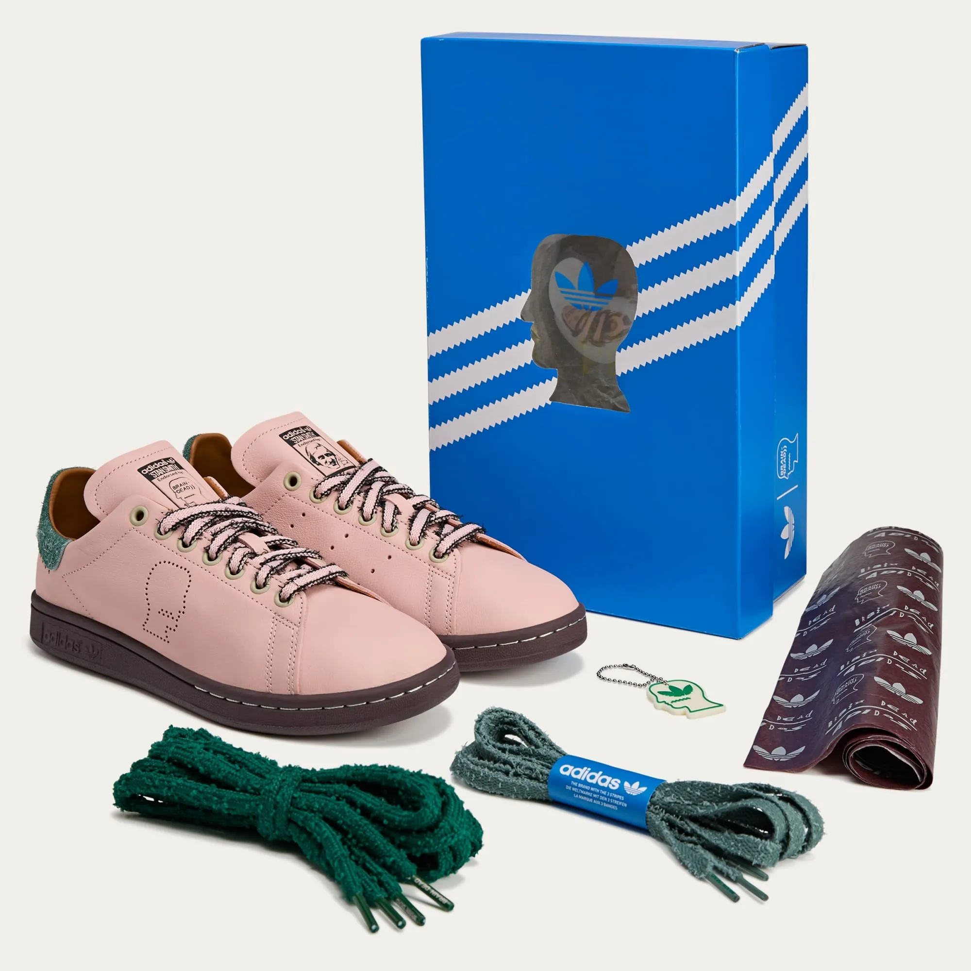 Clot Adidas Shoes adidas Originals x Brain Dead Stan Smith Vapour Pink / Core Black / Mesa