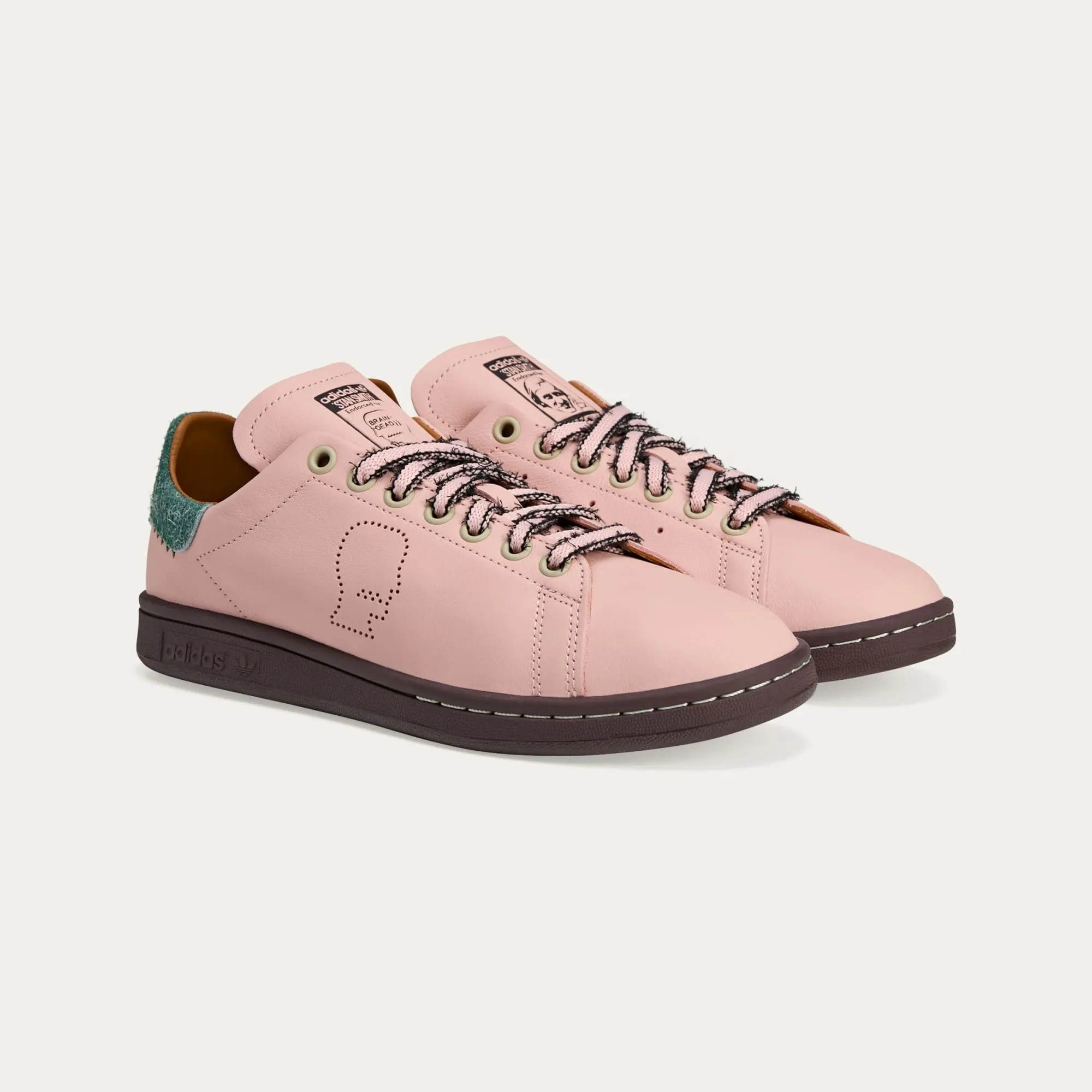 Weightlifting Shoes Adidas Powerlift adidas Originals x Brain Dead Stan Smith Vapour Pink / Core Black / Mesa