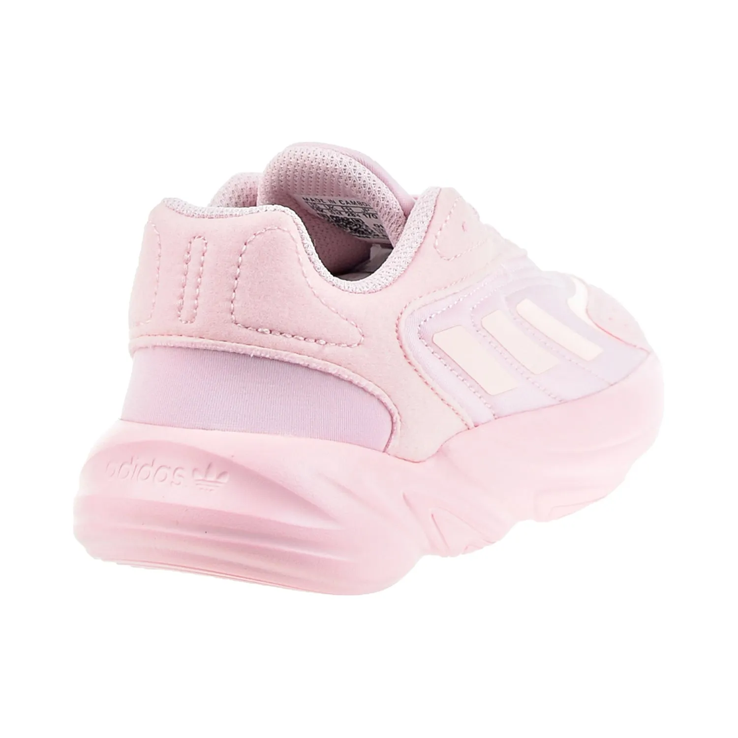 Adidas Ozelia EL C Little Kids' Shoes Clear Pink/Core Black Best Adidas Stability Running Shoes