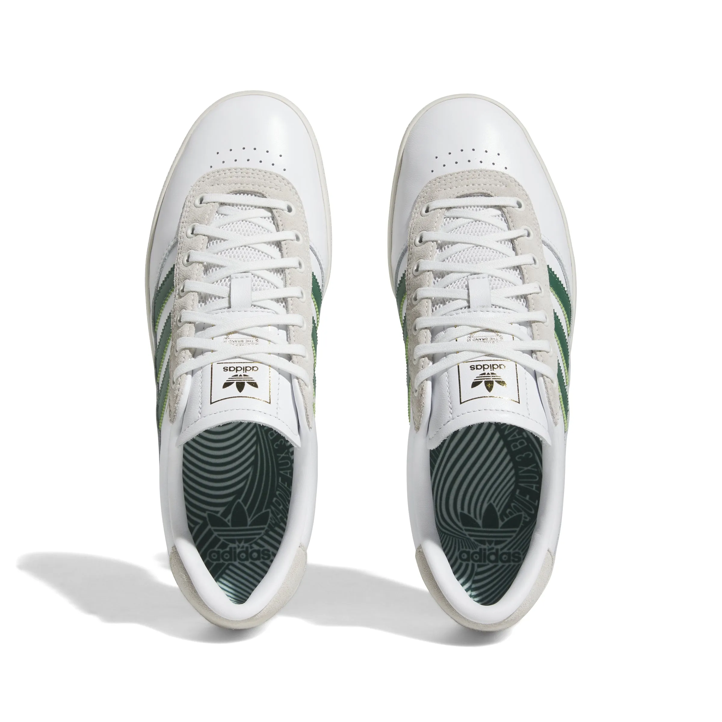 Adidas Running Bounce Shoes Adidas - Puig Indoor in Cloud White/Dark Green/Core White