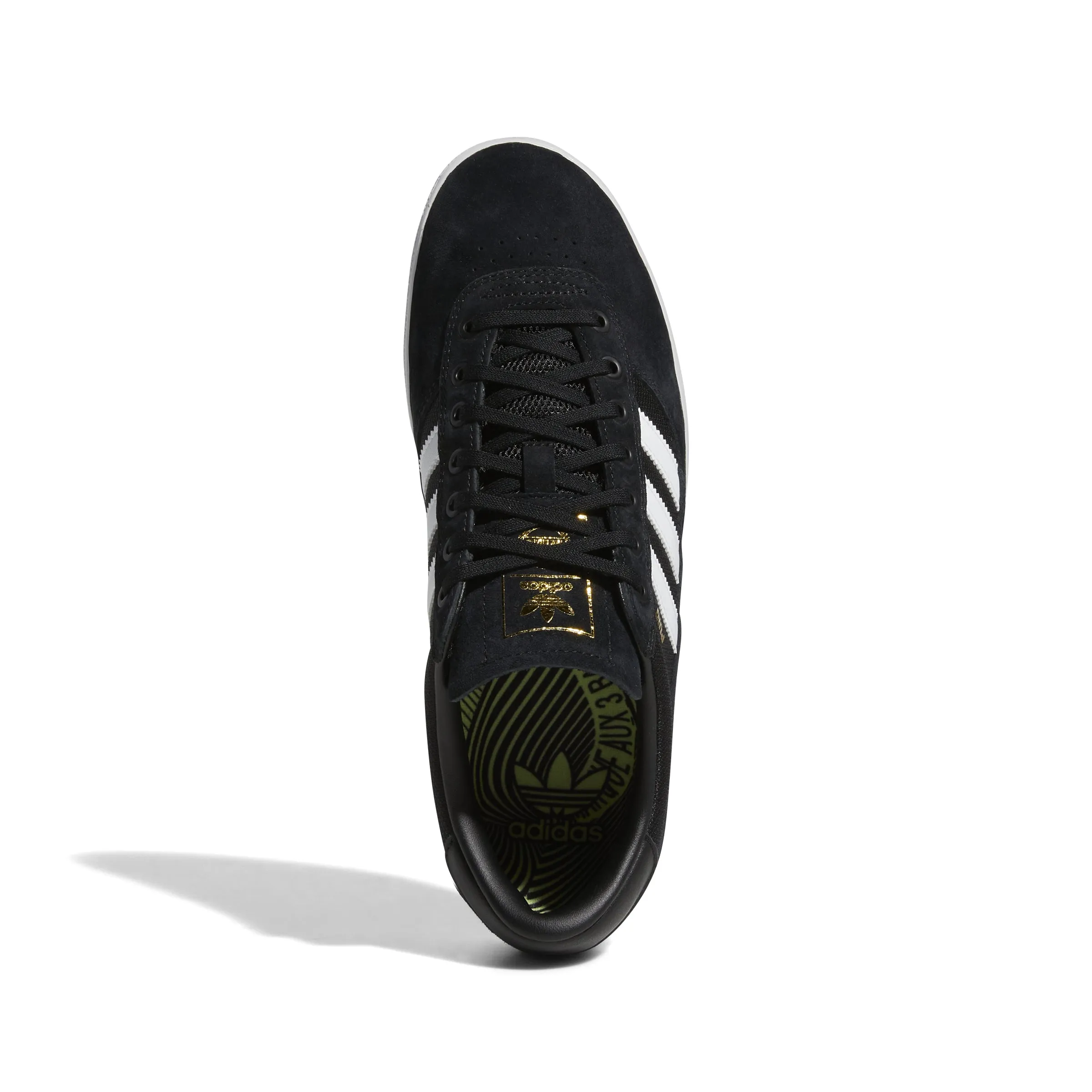 Adidas - Puig Indoor in Core Black/Cloud White/Pulse Lime Adidas Code Chaos Golf Shoes