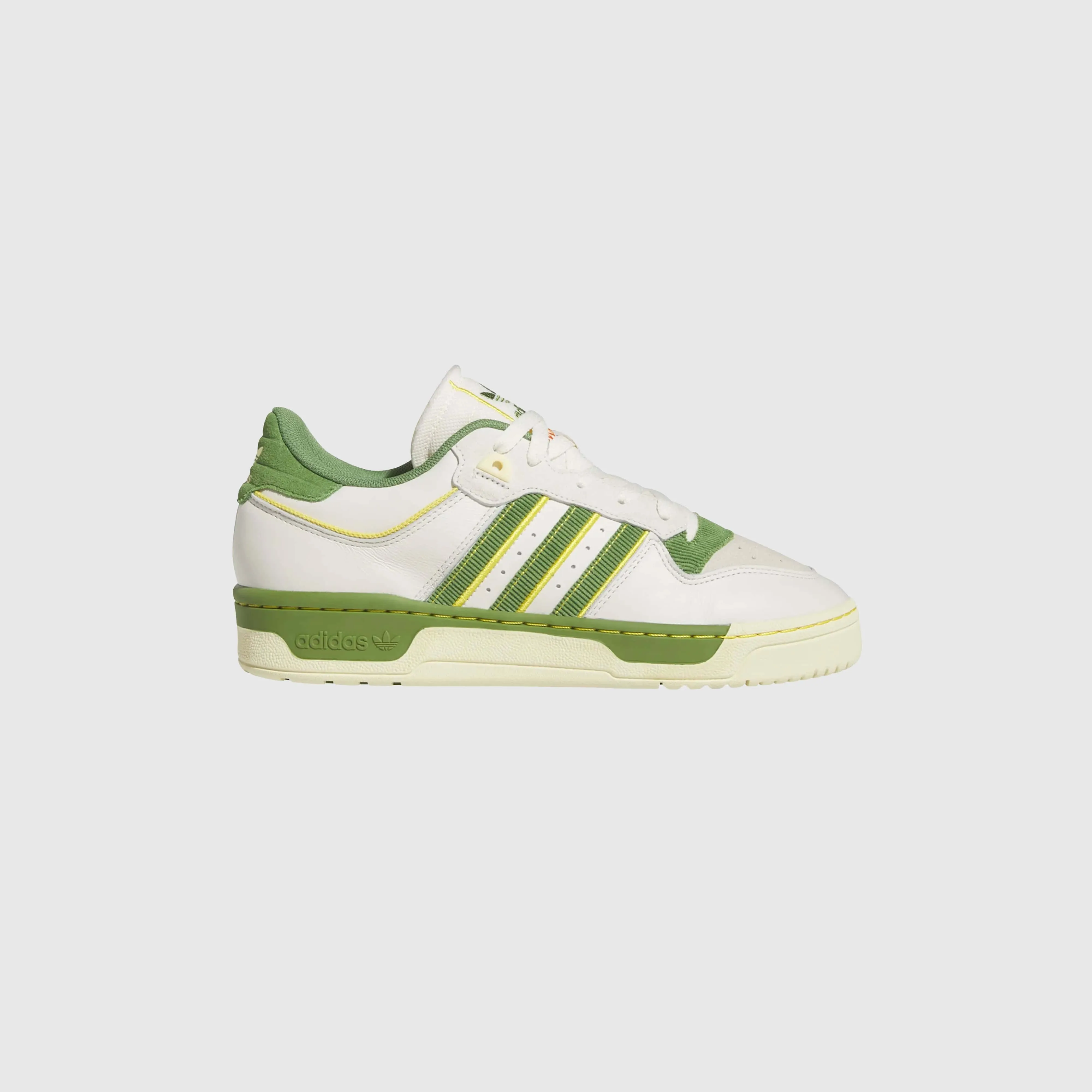 Adidas Shoes Graffiti Adidas Rivalry Low 86 - Core White / Crew Green / Hazel Yellow