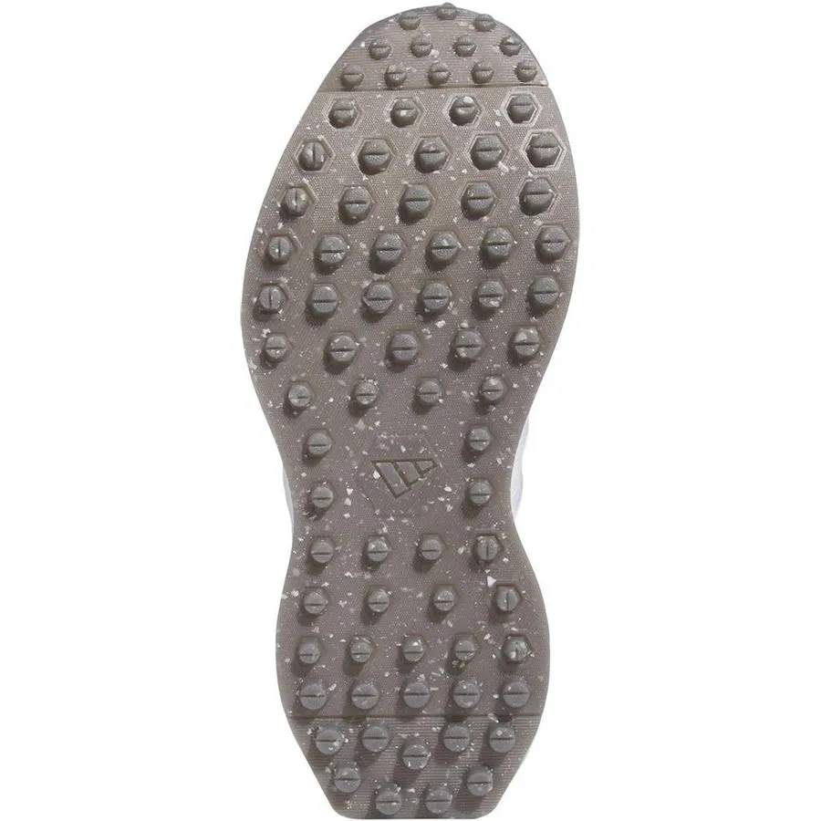 Adidas S2G 24 Ladies Spikeless Golf Shoes - White/Charcoal Woven Adidas Shoes