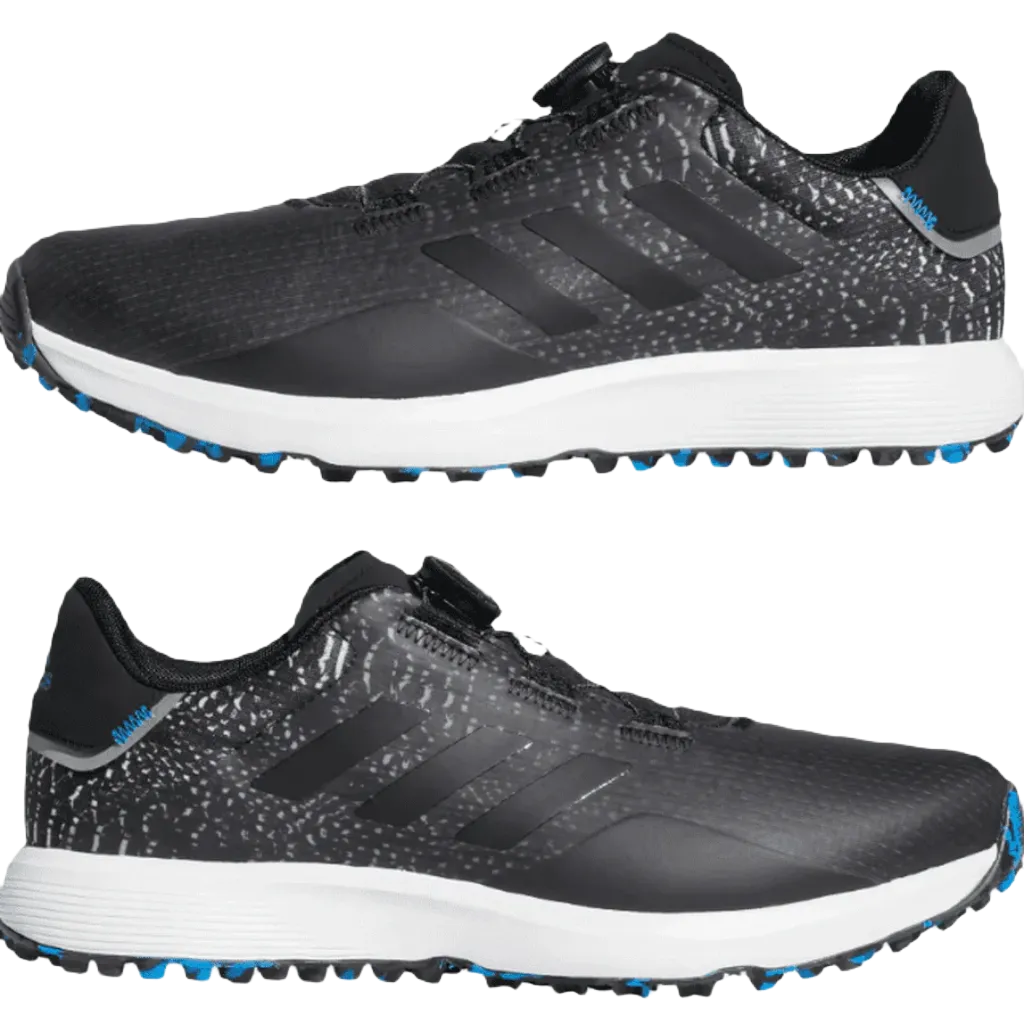 Adidas Powerlift 5 Weightlifting Shoes Adidas S2G BOA Wide Men's Spikeless Golf Shoes - Black