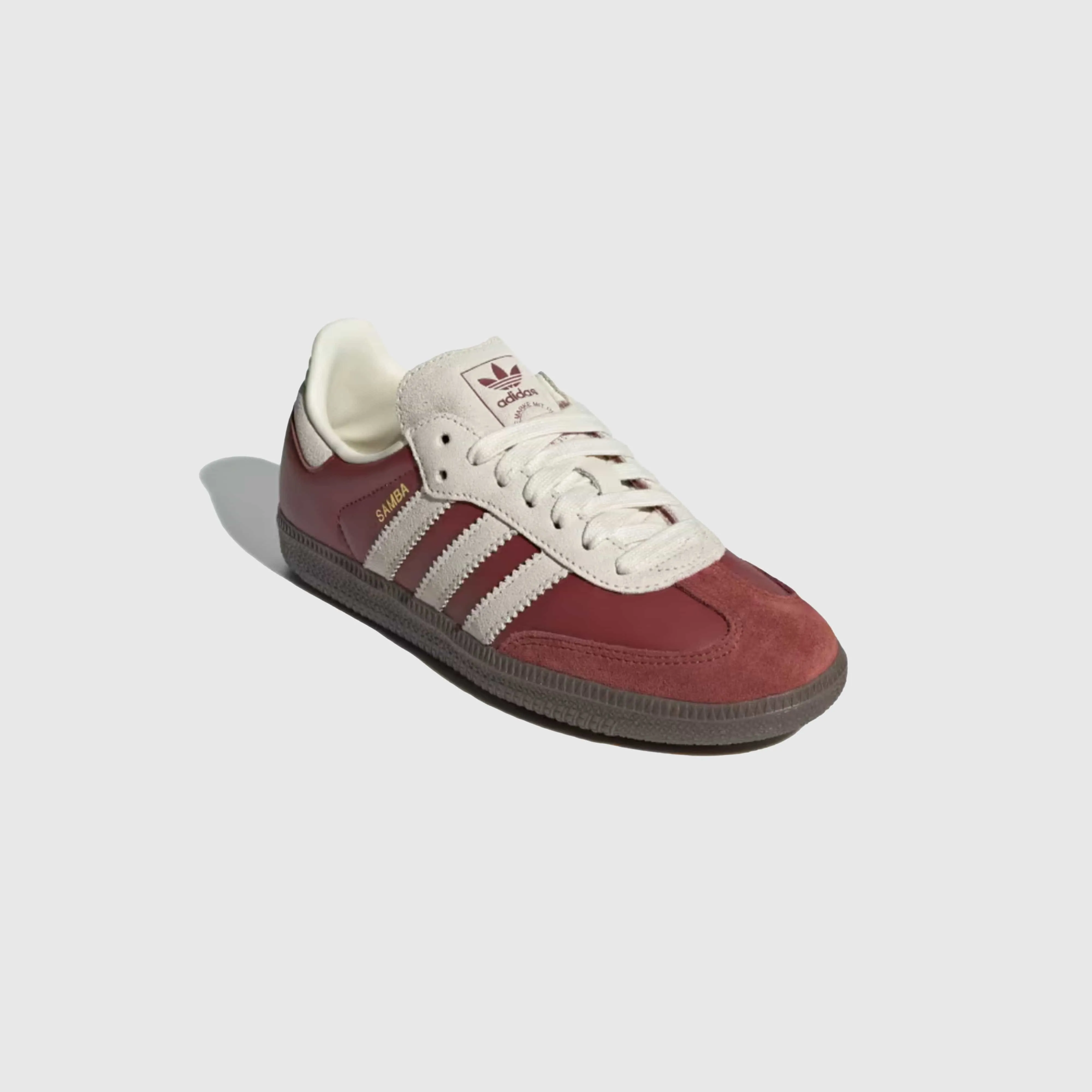 Adidas Samba OG - Preloved Ruby / Cream White / Gum Basketball Adidas Shoes 2013