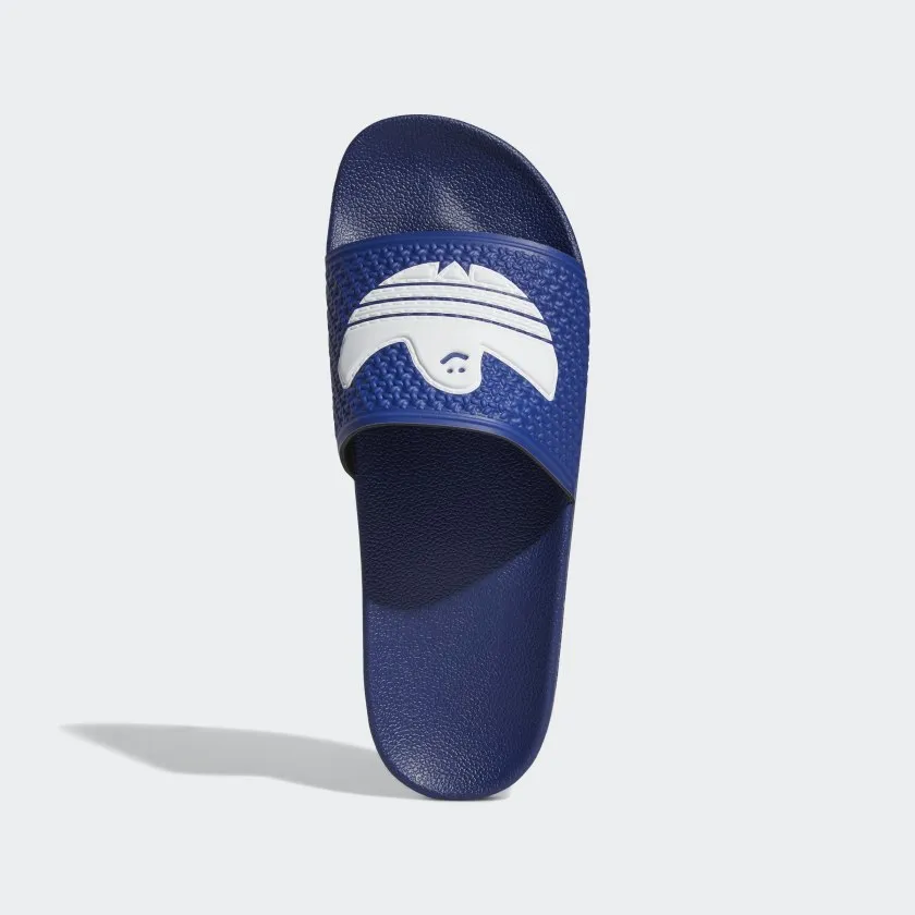 ADIDAS SHMOOFOIL SLIDE VICTORY BLUE / WHITE Kanye West Yeezy Shoes