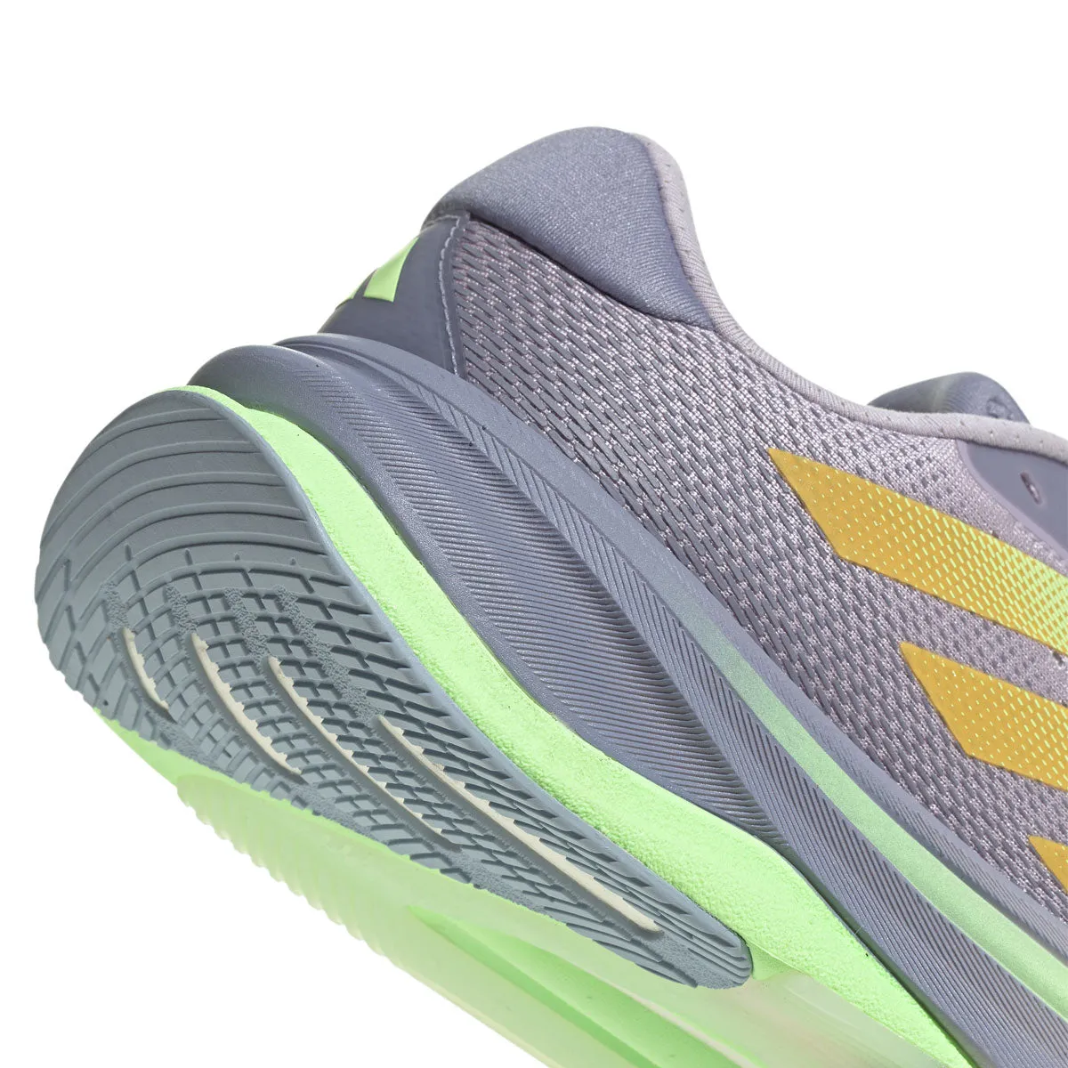 adidas Supernova Solution Running Shoes - Womens - Silver Dawn/Spark/Green Spark Adidas Skeleton Shoes