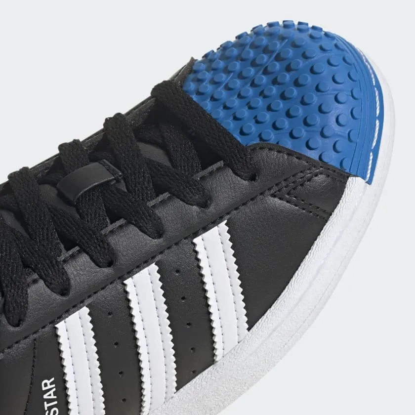 adidas Superstar x Lego Shoes Kids', Black, Size 6 Adidas Junior Hockey Shoes