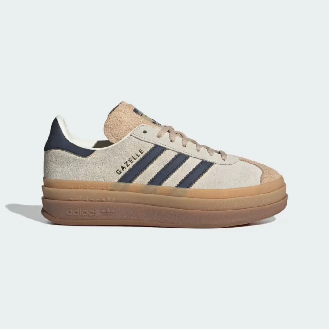 Best Casual Shoes Adidas Gazelle Bold Shoes (Cream White   Night Indigo   Magic Beige)