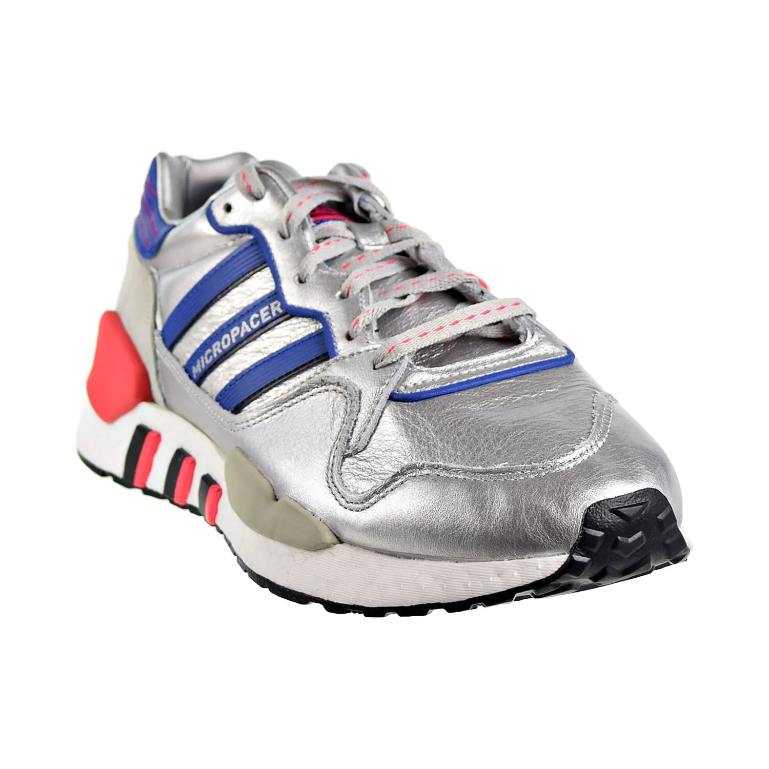 Adidas ZX930 X EQT Mens Shoes Silver Metallic/Power Blue/Shock Red Adidas Zx 2k Boost 2.0 Shoes