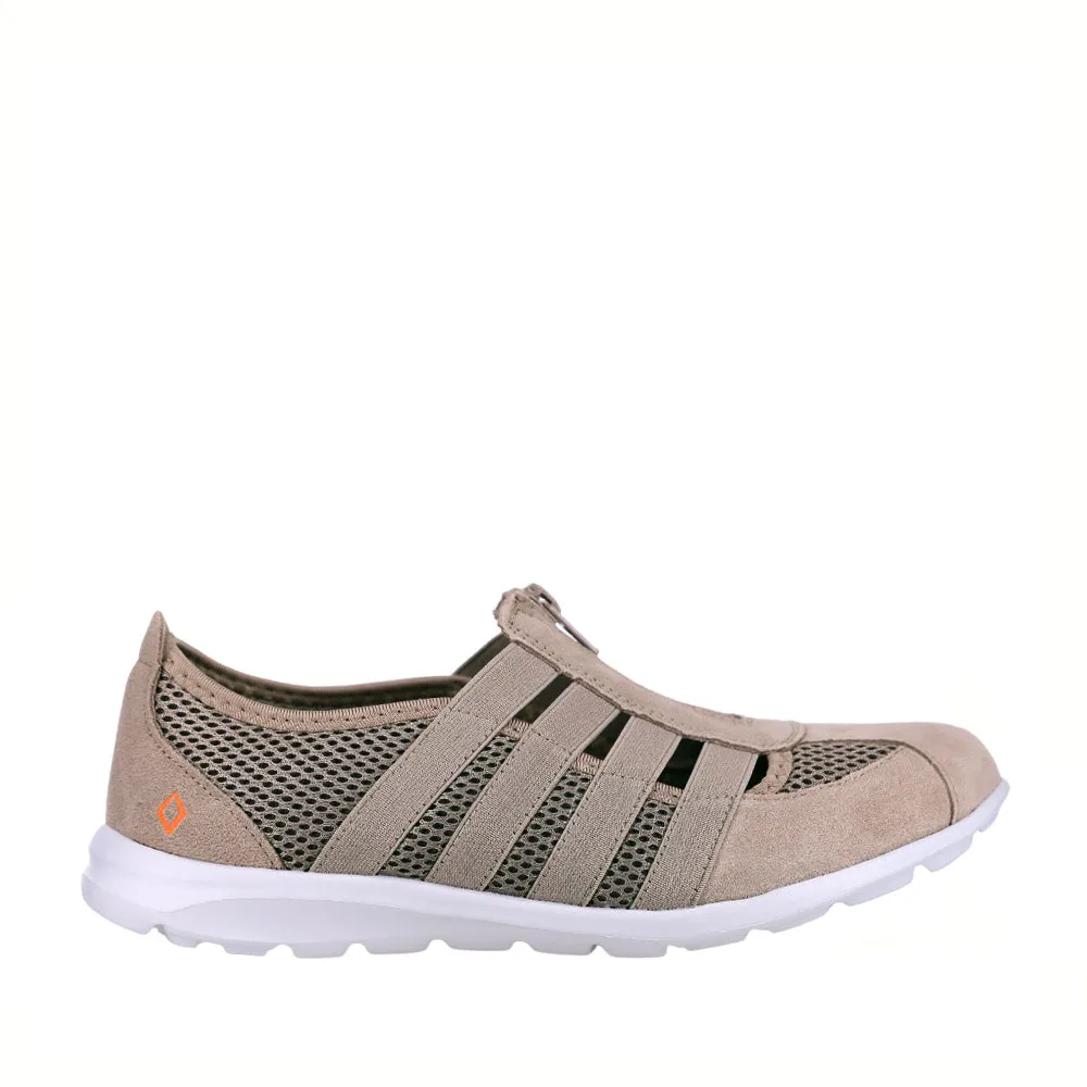 Christine Taupe Best Cushioned Walking Shoes For Flat Feet