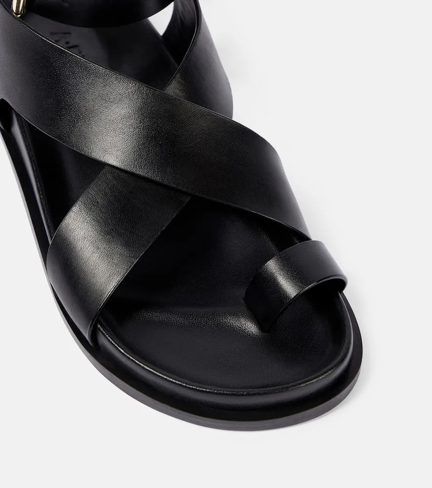 A.Emery Jalen leather sandals French Flat Shoes