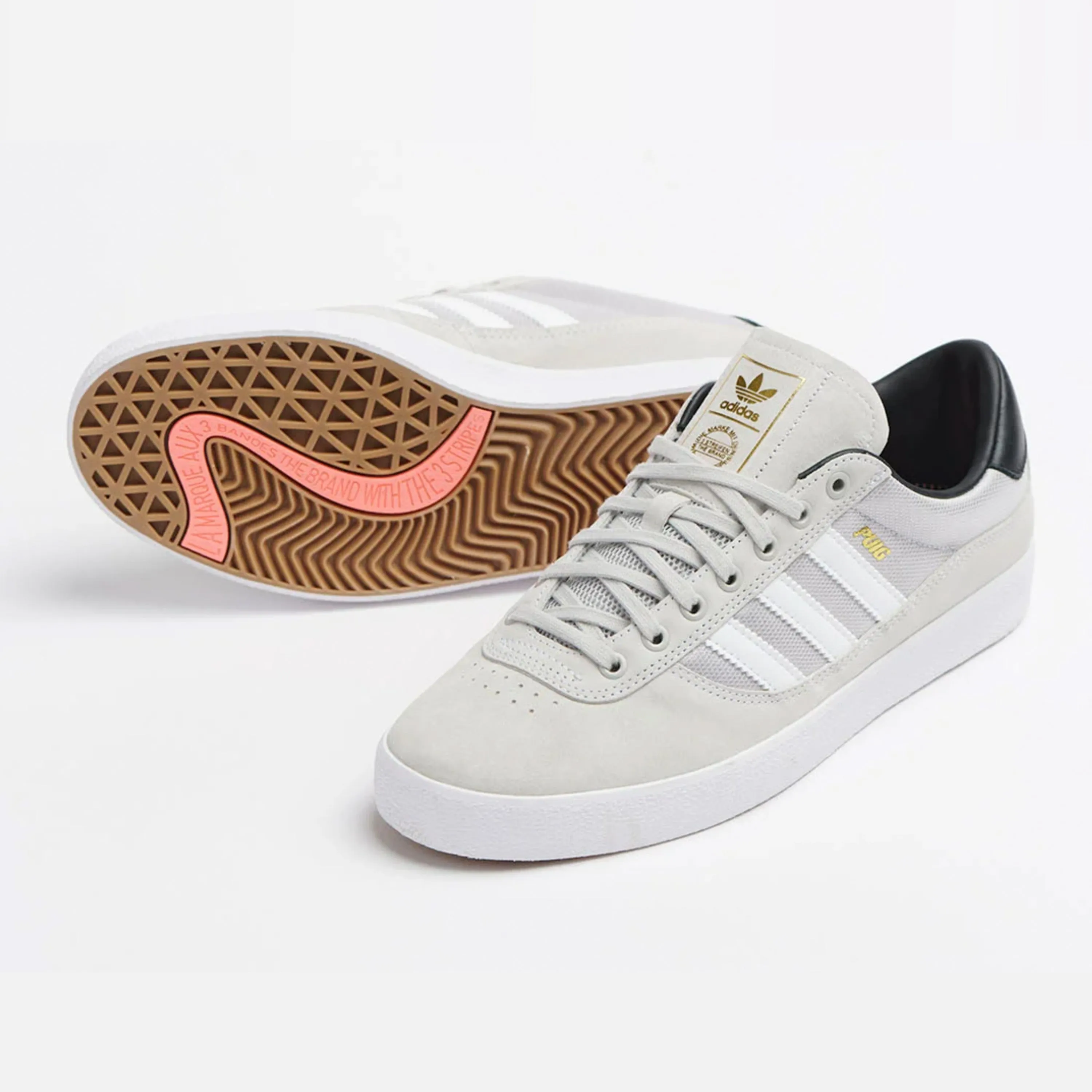 ADIDAS PUIG INDOOR WHITE / GREY Adidas Pull On Shoes