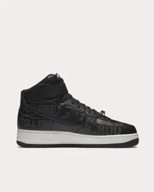 Air Force 1 High '07 Premium Black High Top Sneakers Shoes Like Asics