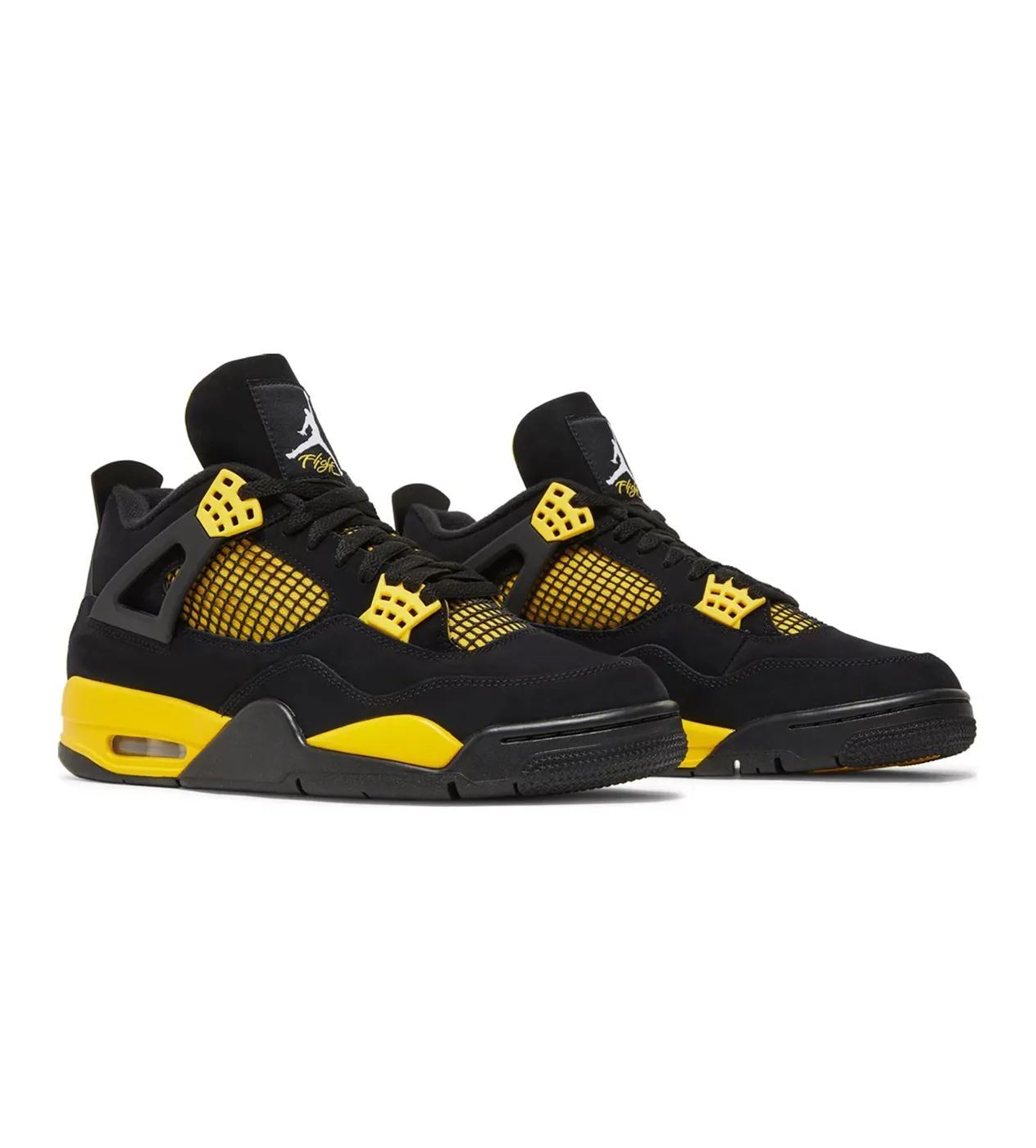Air Jordan 4 Retro 'Yellow Thunder' 2023 Asics Dad Shoes