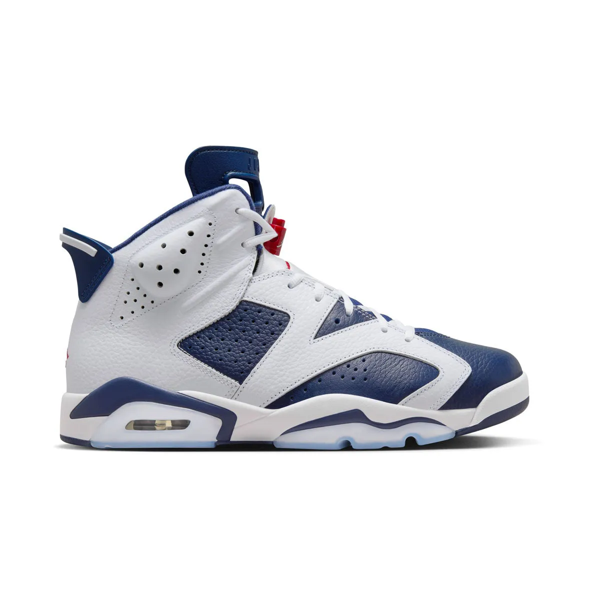 Air Jordan 6 Retro White and Midnight Navy Men's Shoes Asics Shoes High Arch