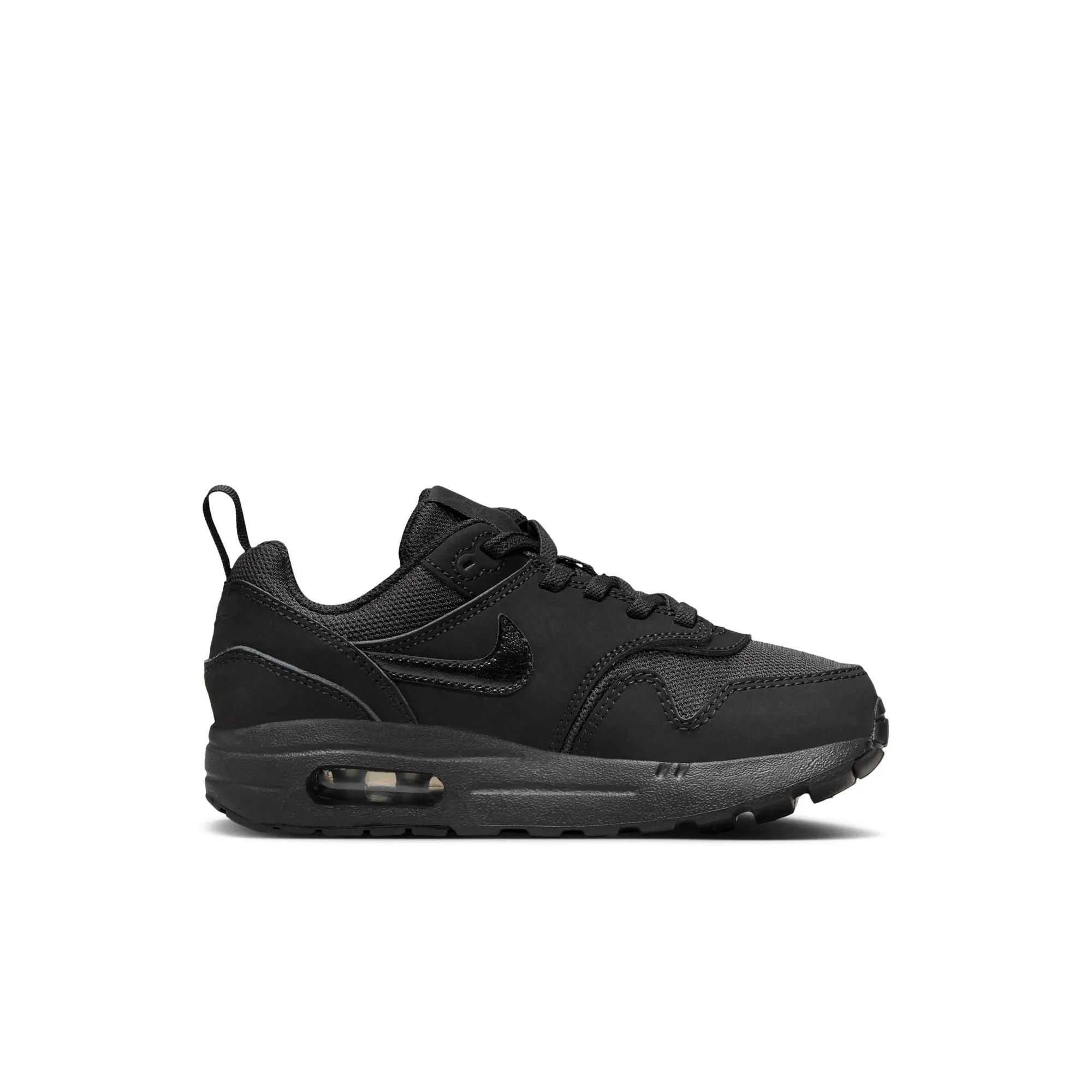 Air Max 1 EasyOn (PS), BLACK/BLACK-BLACK Asics Waffle Shoes