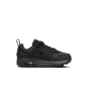 Asics Ortholite Shoes Air Max 1 EasyOn (PS), BLACK/BLACK-BLACK