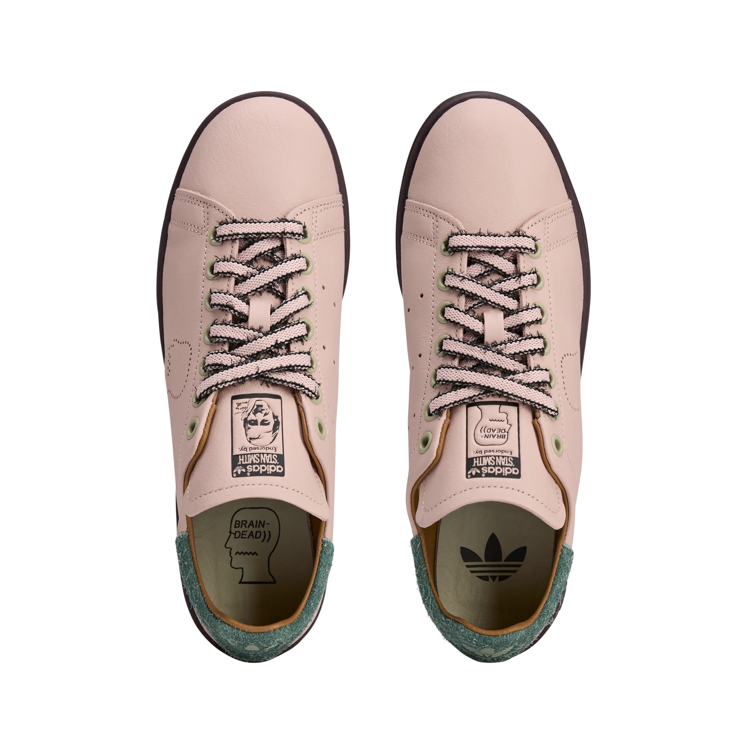 Adidas Prime Shoes   Brain Dead Stan Smith 'Vapour Pink'