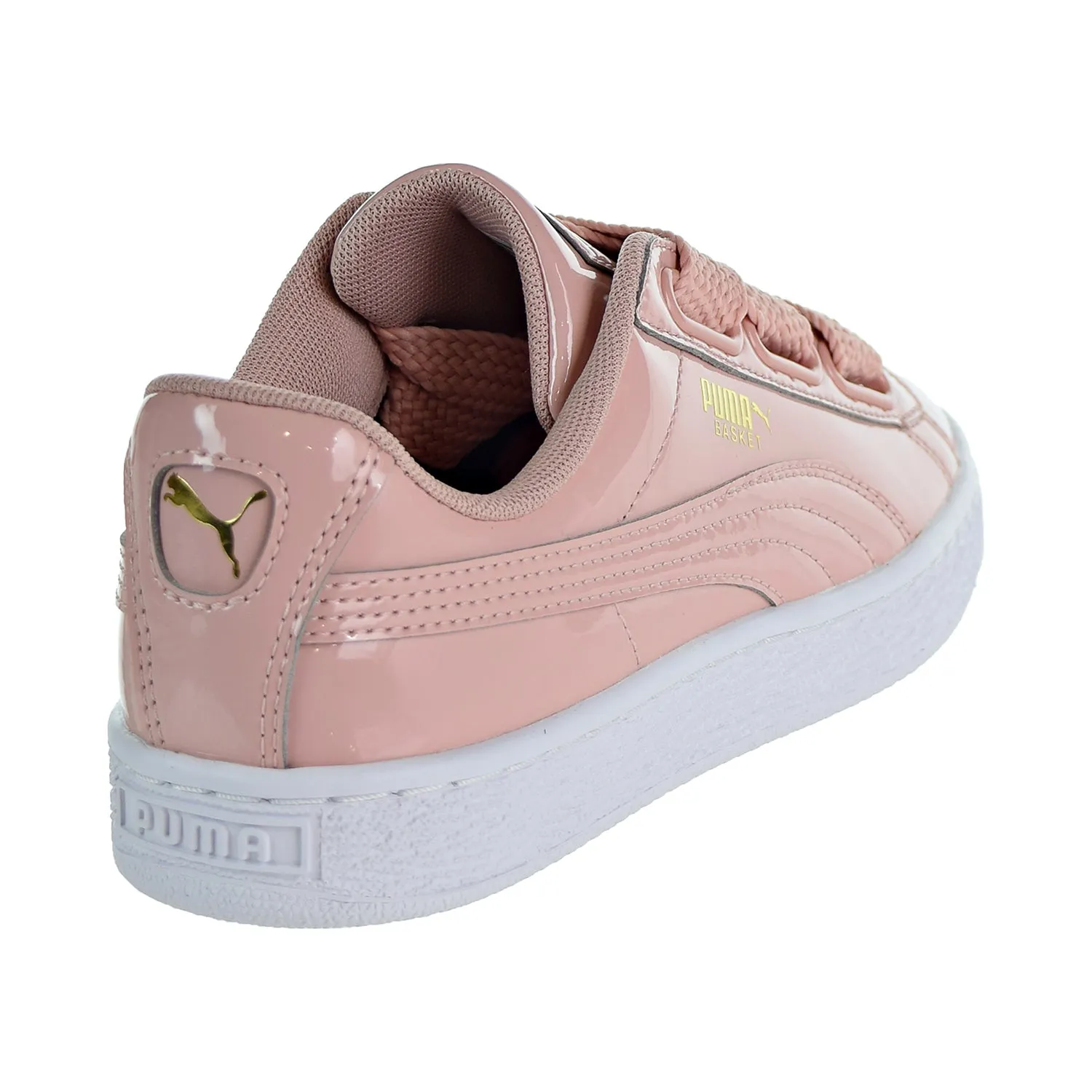 Asics Volley Shoes Puma Basket Heart Women's Shoes Peach Beige