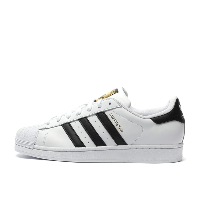 Original Adidas Official SUPERSTAR Clover Skateboarding Shoes Adidas Mundial Indoor Shoes