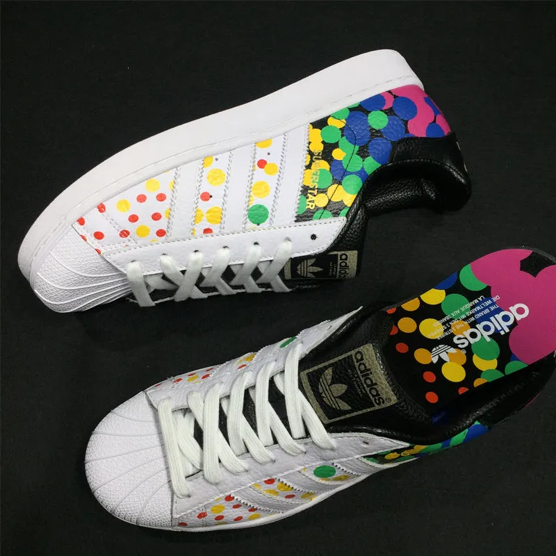 Original Adidas Official SUPERSTAR Clover Skateboarding Shoes Adidas Sock Shoes