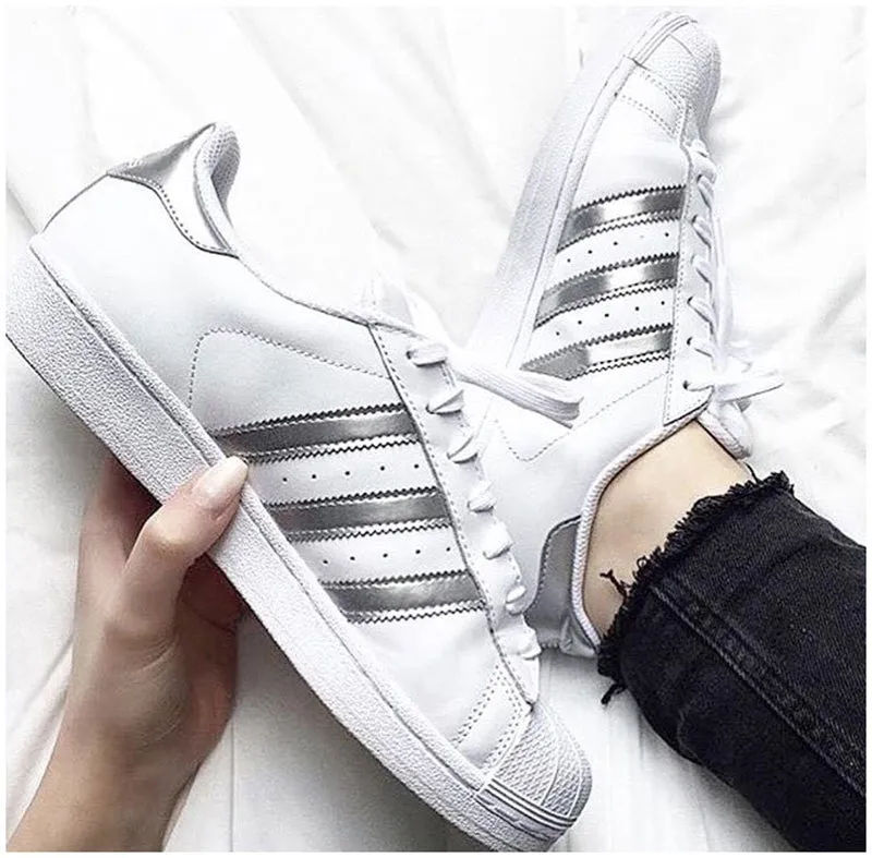 Adidas Parley Running Shoes Original Adidas Official SUPERSTAR Clover Skateboarding Shoes