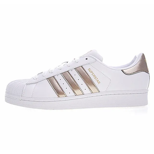 Original Adidas Official SUPERSTAR Clover Skateboarding Shoes Soccer Shoes Adidas World Cup