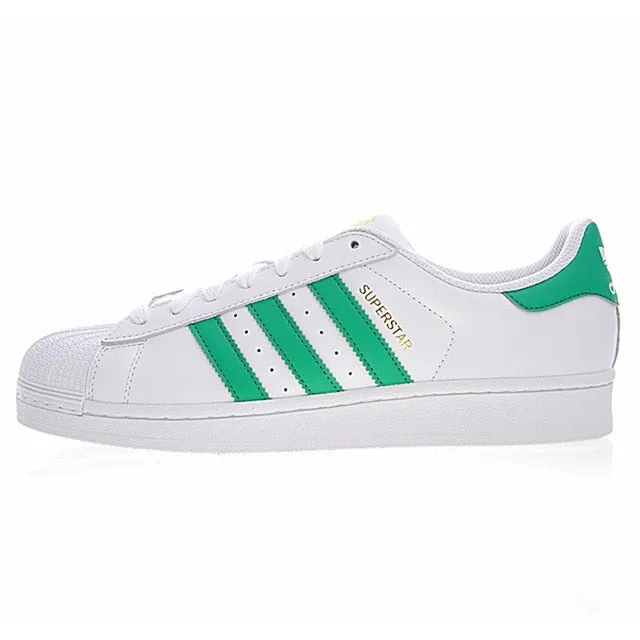 Original Adidas Official SUPERSTAR Clover Skateboarding Shoes Adidas New Shoes Soccer